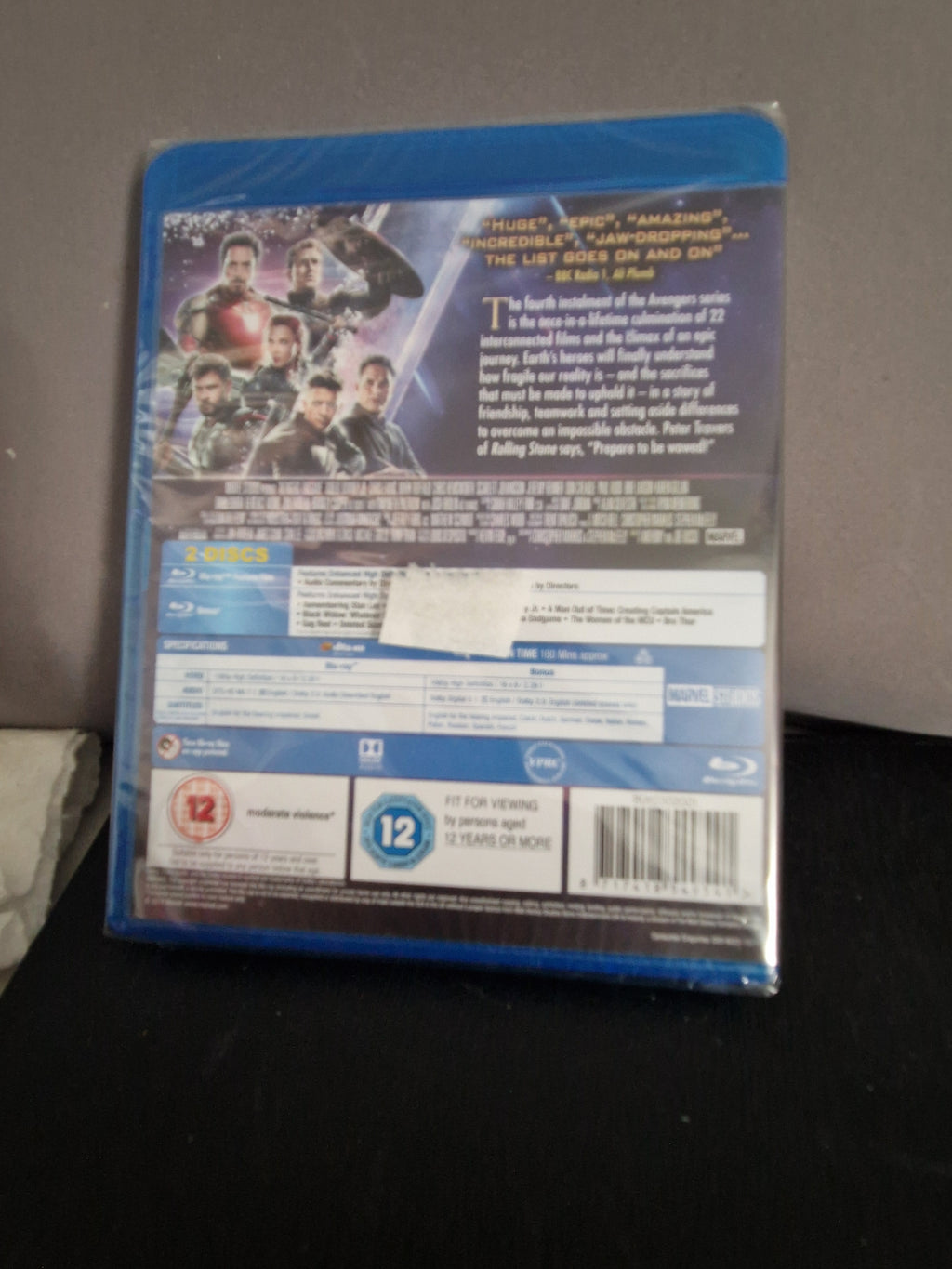 Avengers Double Pack Blue Ray Version. Brandnew Unopened. One with Sleeve