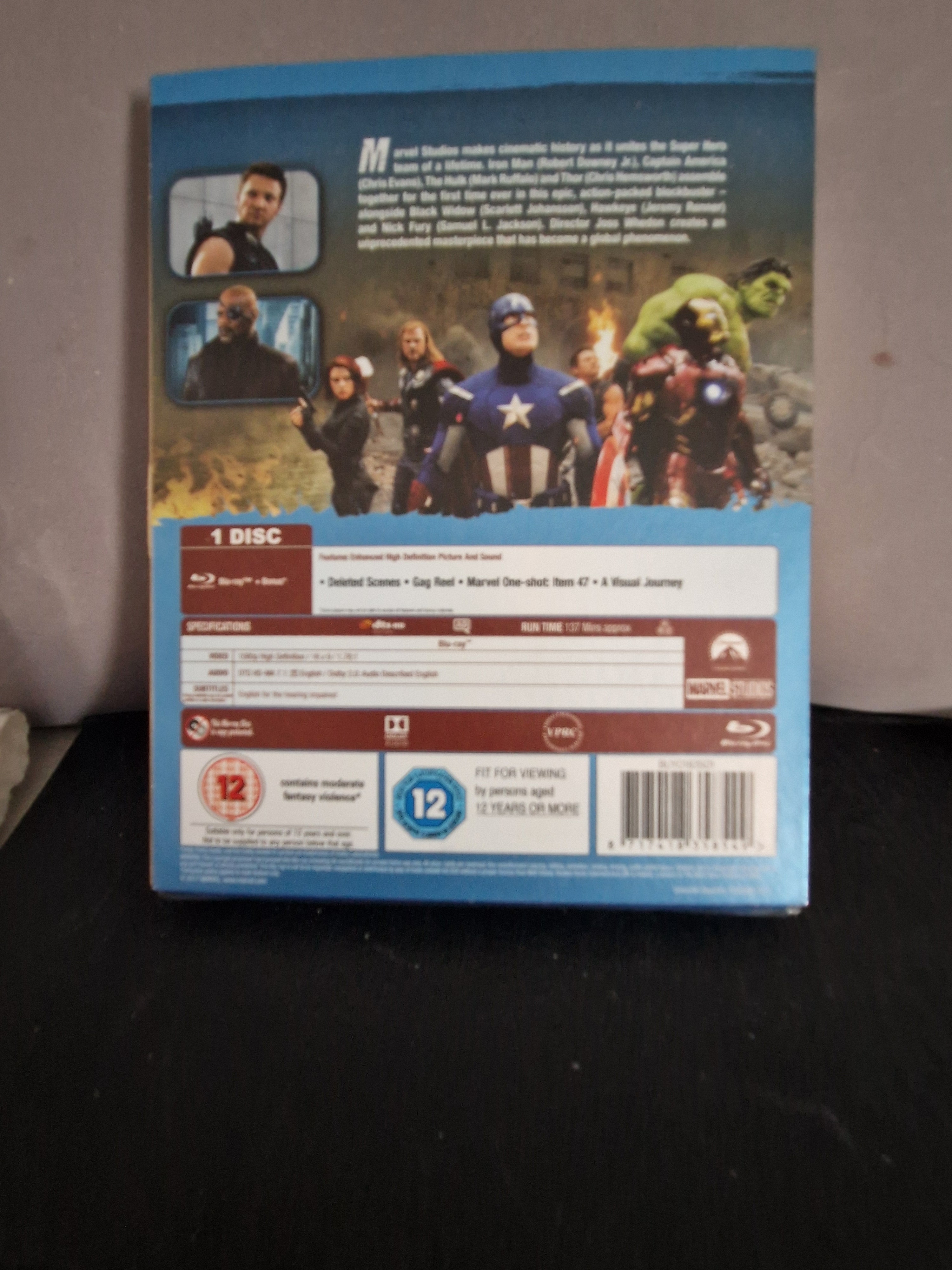 Avengers Double Pack Blue Ray Version. Brandnew Unopened. One with Sleeve
