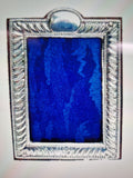 Tiny Finest 999 Quality Silver Hallmarked London &Britannia Mark's Photo Frame.