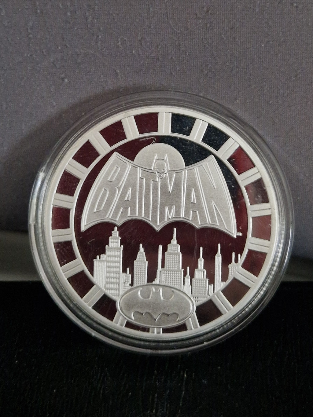 A Genuine Official Batman Vs Penguin Commemorative Coin.
