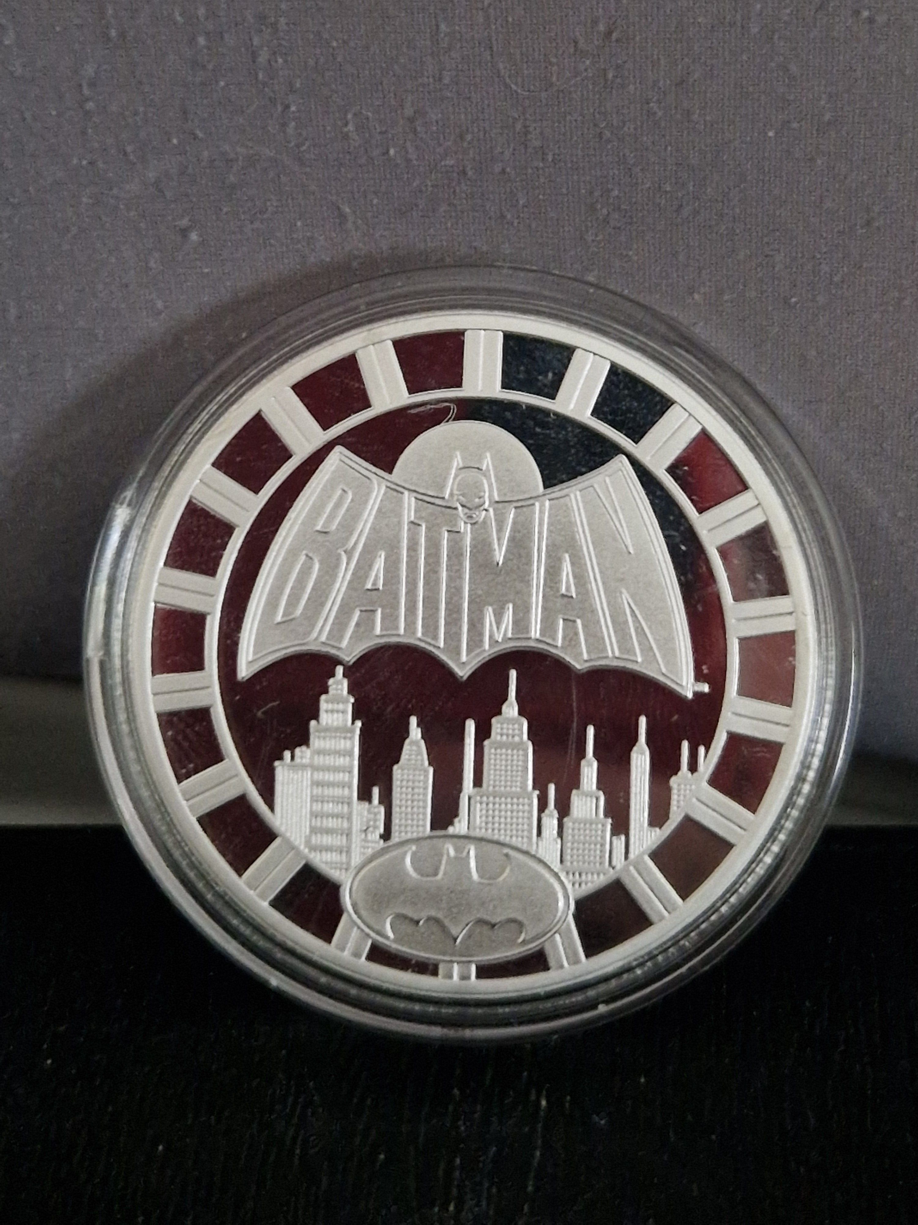 A Genuine Official Batman Vs Penguin Commemorative Coin.