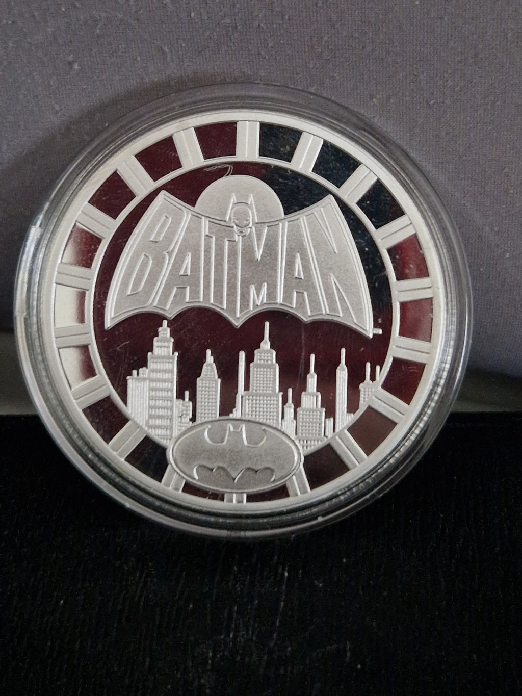 A Genuine Official Batman Vs Penguin Commemorative Coin.