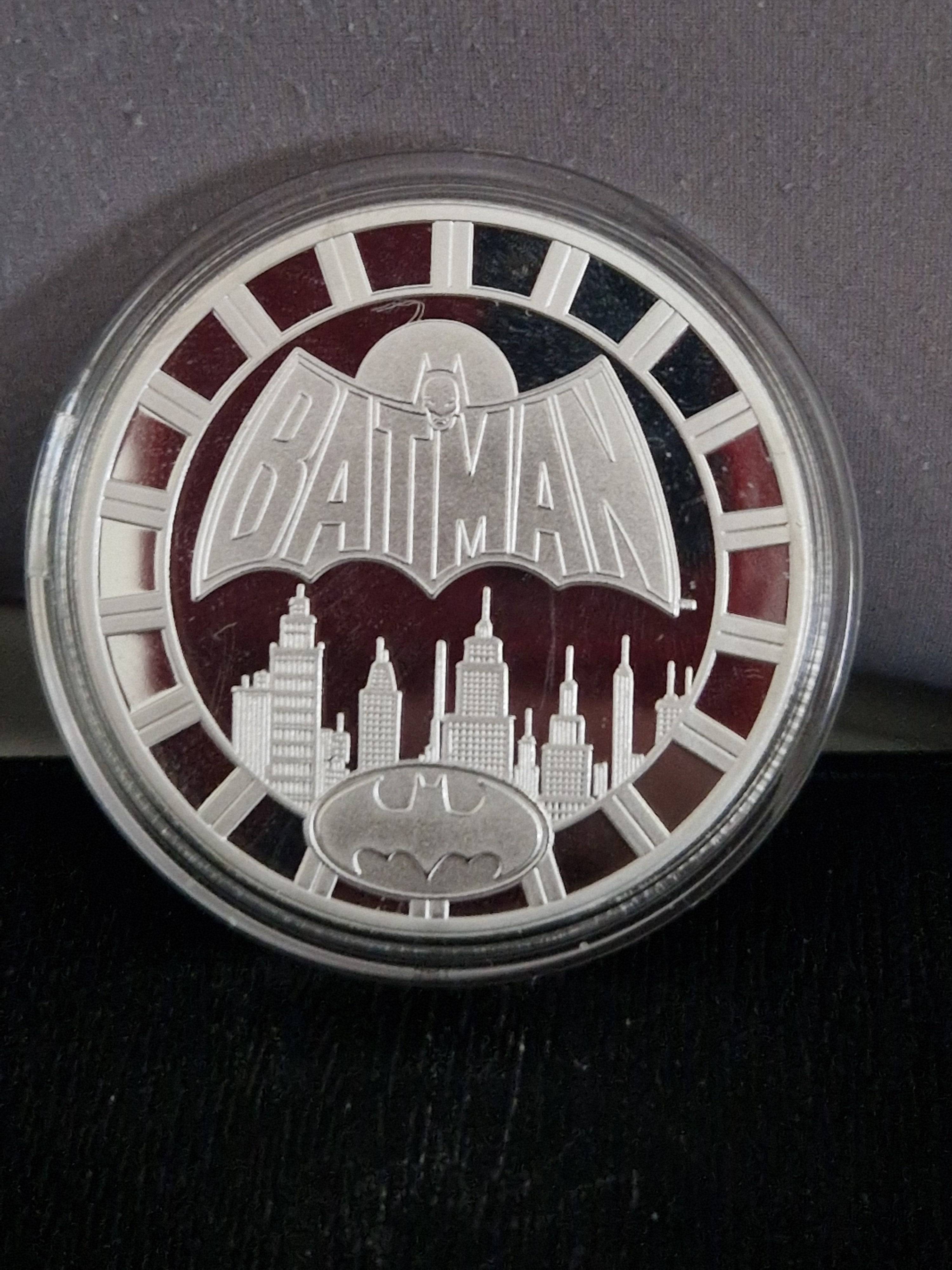 A Genuine Official Batman Vs Penguin Commemorative Coin.