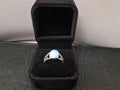 A Larimar 925 Sterling Silver Hallmarked. Ring Size is S/T