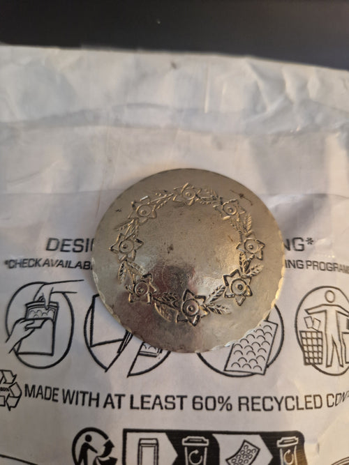 A Vintage Handmade Pewter Brooch. In great condition.